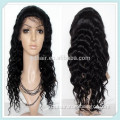 Queen Hair Products Full Lace Wigs Brazilian Remy Human Hair 1B# Off Black Body Wave 120% Hand Tied Wigs